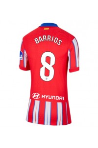 Fotbalové Dres Atletico Madrid Pablo Barrios #8 Dámské Domácí Oblečení 2024-25 Krátký Rukáv